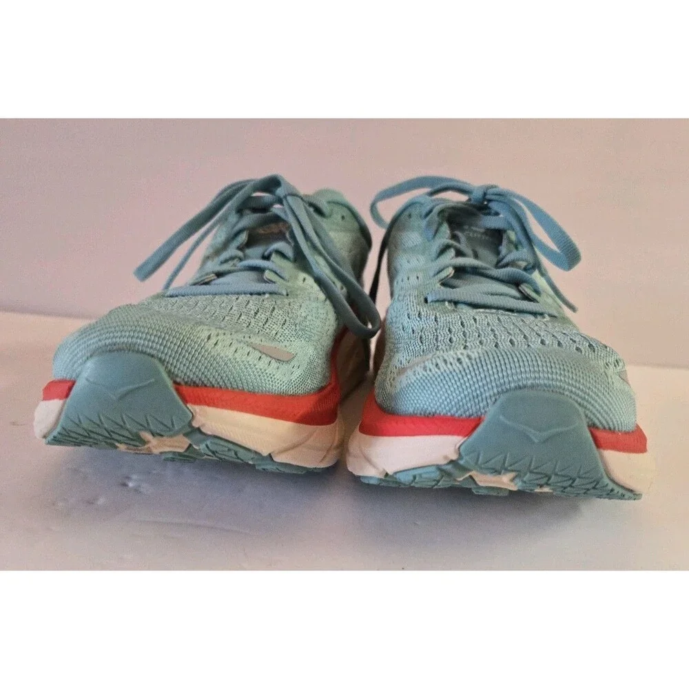 Hoka One One Clifton 8 Women's Size 6.5 B Aquarelle Blue Running Shoes 1119394-A